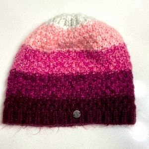 Bright ombré girls beanie
